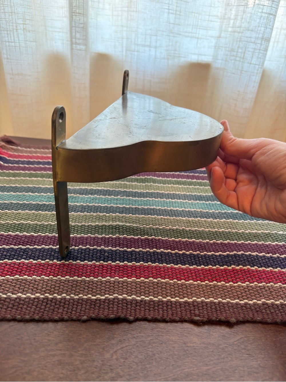 Brass Wall Shelf